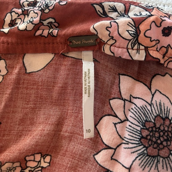Free People Sunray Sarong Floral Midi Skirt Size 10 - Picture 8 of 12